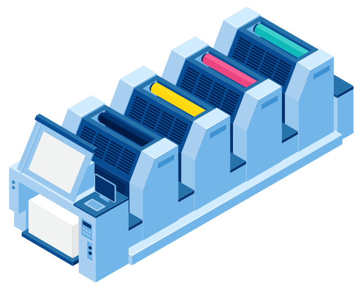 Litho printing